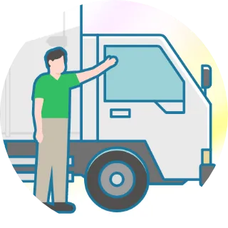 絆を肌で感じられる市場も、孤独を愛せる運転席も、大好きな場所です。 