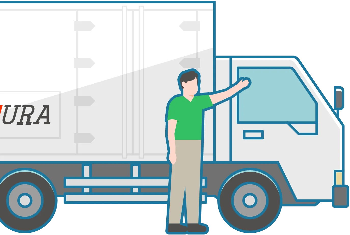 絆を肌で感じられる市場も、孤独を愛せる運転席も、大好きな場所です。 